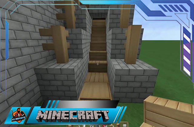Cách làm cầu thang máy trong Minecraft NTN Canon